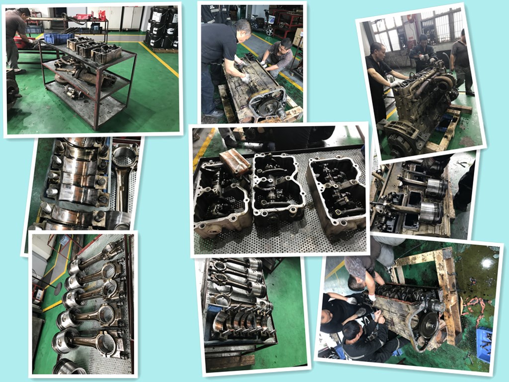 康明斯发动机NTC290轨道车正常大修   